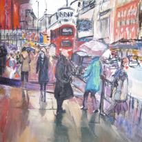 Londoners in the Rain