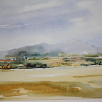 Malvern Hills from Powick 2