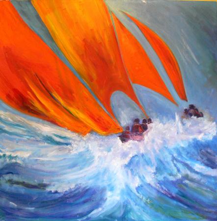 Racing the storm