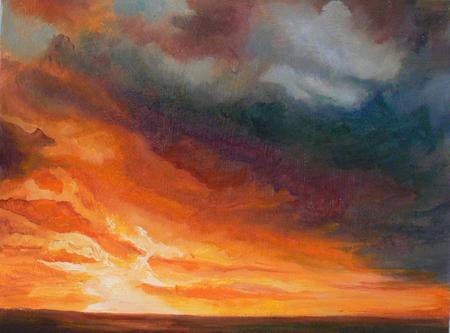 Fire sky SOLD