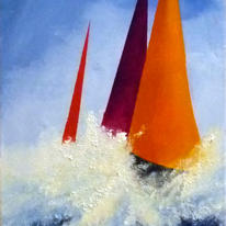 Racing the colours (SOLD