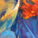 Spring flowers- Sold | ¥26200(sold) | 120 x 40cm | Oil on box canvas Spring flowers- Sold