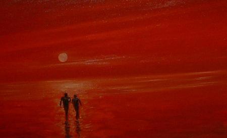 A Moment To Treasure In Red And Gold