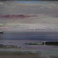 Two distant yachts