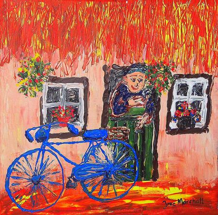 The Blue Painted Bike