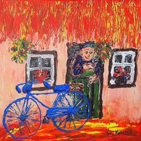 The Blue Painted Bike