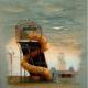 Hunstanton funfair | £175 | 50 x 40cm | oil on canvas board Hunstanton funfair