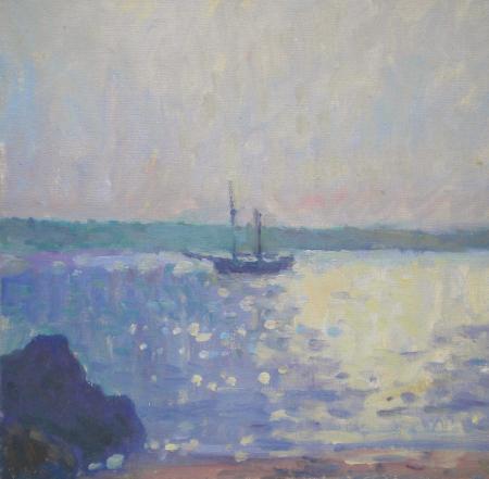 Sunrise, Two-Masted Boat