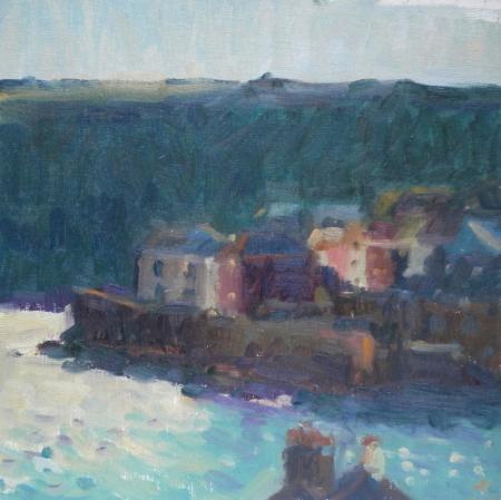 Cawsand from Minnadhu, Winter Morning