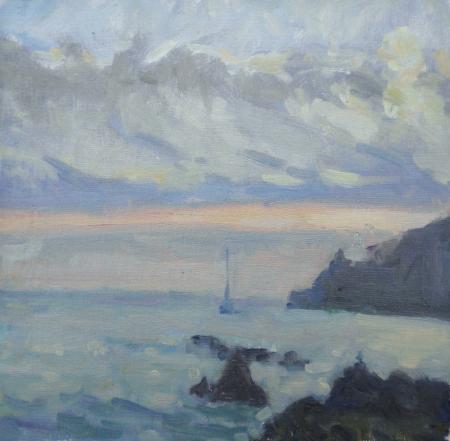 Sheltering Boat, January Morning