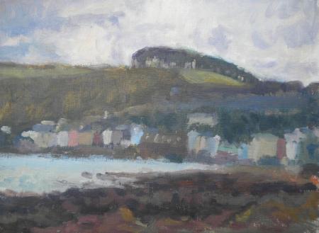 Over the Rocks to the Village, Autumn Afternoon
