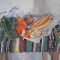 Spanish Still Life with Orange Peel