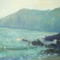 Penlee from Girt Beach, Winter Morning Sun