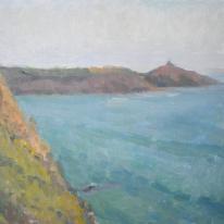 Rame Head from Tregonhawke, Late Afternoon in Early Spring