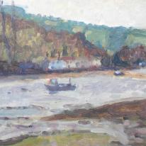 Millbrook Lake, Low Tide in Early Spring (WESTCROFT GALLERY)