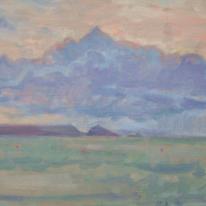 November Sunrise with Large Cloud WESTCROFT GALLERY