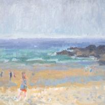 Late in the Afternoon on Porthmeor Beach