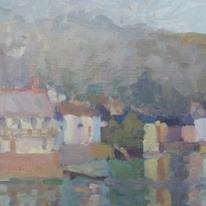 Kingsand in Fog, March Morning