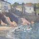 Late Afternoon, Cawsand… | (sold) | 20 x 20cm | Oil on muslin on board Late Afternoon, Cawsand…
