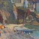 Cawsand beach, Late… | | 13 x 23cm | Oil on muslin on board Cawsand beach, Late…