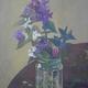 Hedgerow Flowers in… | | 30 x 23cm | Oil on muslin on board Hedgerow Flowers in…