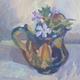 Periwinkle in a Broken… | | 25 x 18cm | Oil on board Periwinkle in a Broken…