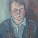 Robert Owen at 33 1/3 | | 37 x 43cm | Oil on cotton on board Robert Owen at 33 1/3