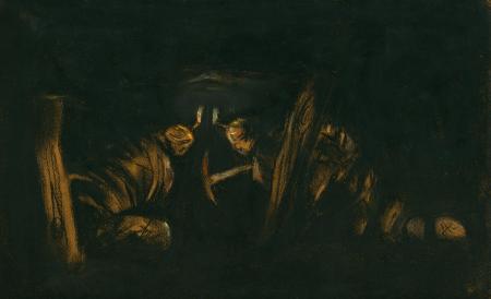 two-miners-at-coal-face 