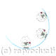 SHEEP WITH ROSES J 13