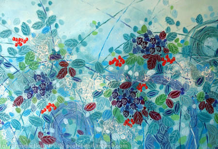 winter hedgerow