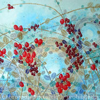 rosehips and hawthorn berries