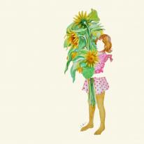 sunflower girl