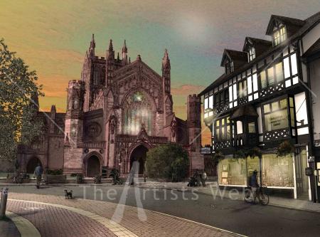 Hereford from the west