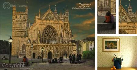 Exeter Cathedral from the west