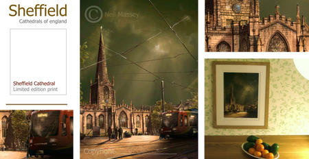 Sheffield Cathedral - across the tracks