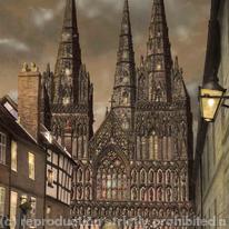 Lichfield from the west