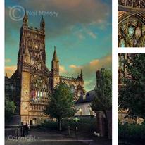Gloucester cathedral - spring morning