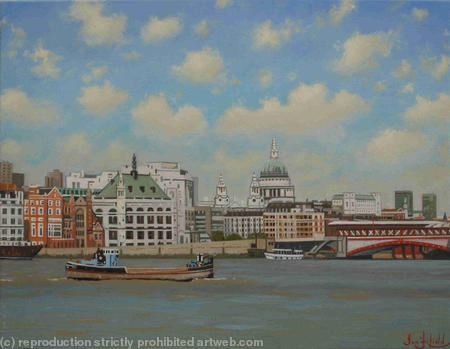 St Pauls from River Thames