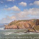 Hartland Point - oil on canvas