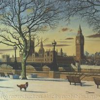 Snow at Westminster