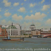St Pauls from River Thames