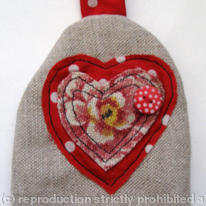 Egg cosy rose