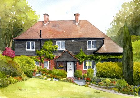 A Pretty Clapboard House