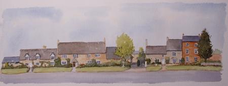 Orton Waterville Village Scene