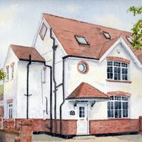 house portrait example