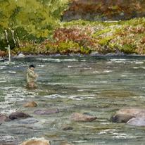 River Spey Fisherman