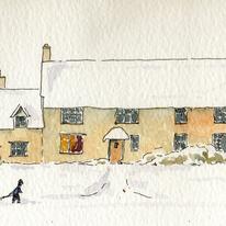 Orton Waterville Christmas Card