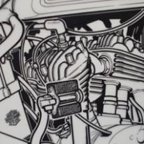 HARLEY ENGINE DETAIL