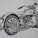 HARLEY DAVIDSON | | 45 x 35cm | INK ON FILM HARLEY DAVIDSON