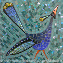 Dark Blue Peacock